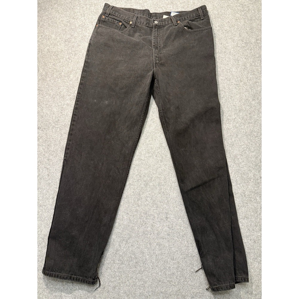 Levi's 550 Jeans Mens 42x34 Black Relaxed Fit NEW W/ DEFECTS 100% Cotton